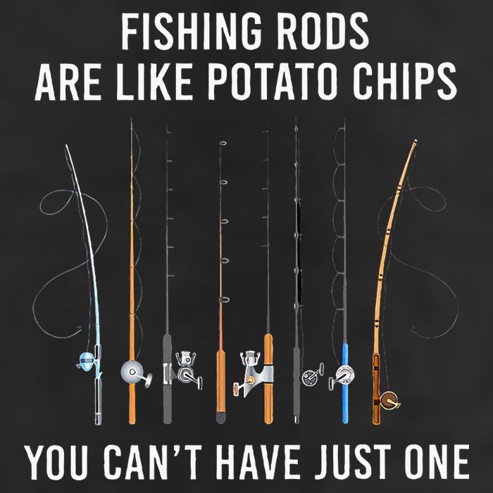 Fishing Rods Are Like Potato Chips You CanT Have Just One Adult Drive Performance Visor