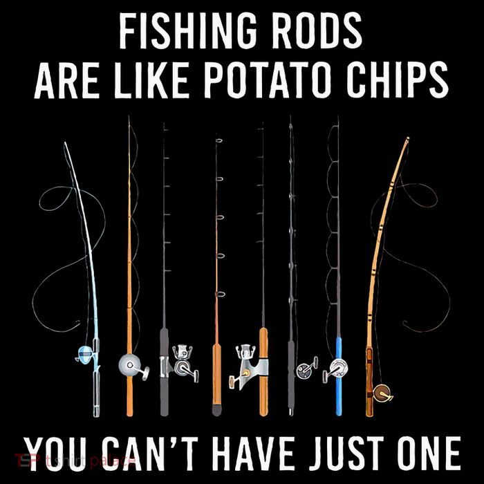 Fishing Rods Are Like Potato Chips You CanT Have Just One Drawstring Bag