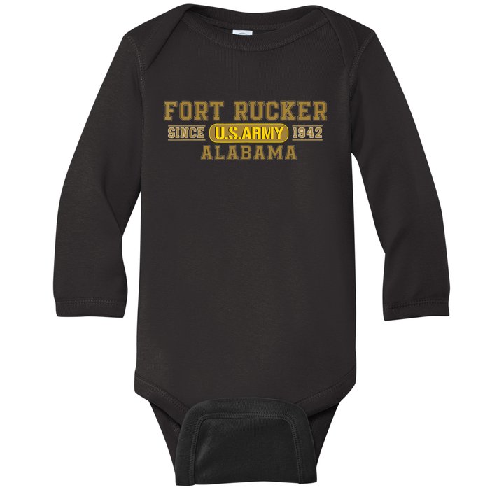 Fort Rucker Alabama Aviation Brigade Baby Long Sleeve Bodysuit