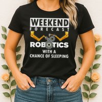 Funny Robotics Art For Women Robotics Engineer Robots Women's T-Shirt