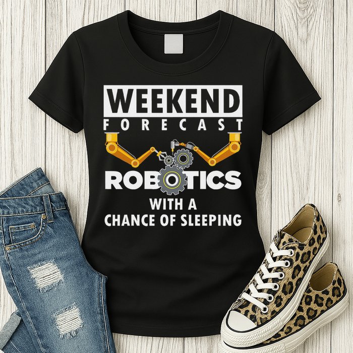 Funny Robotics Art For Women Robotics Engineer Robots Women's T-Shirt