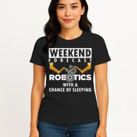 Funny Robotics Art For Women Robotics Engineer Robots Women's T-Shirt