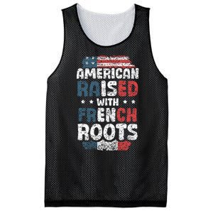 Funny Roots American French Us French American Flag Usa Mesh Reversible Basketball Jersey Tank