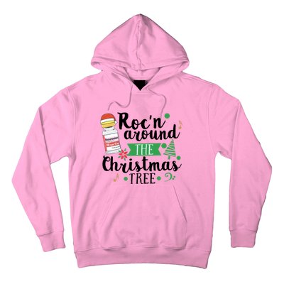 Funny RocN Around The Christmas Tree Er Ed Icu Care Nurse Cute Gift Hoodie