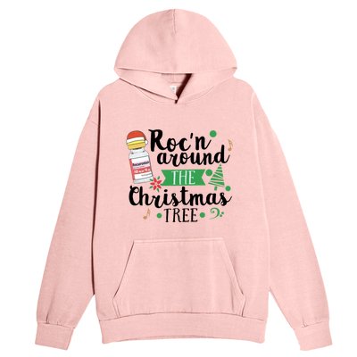 Funny RocN Around The Christmas Tree Er Ed Icu Care Nurse Cute Gift Urban Pullover Hoodie