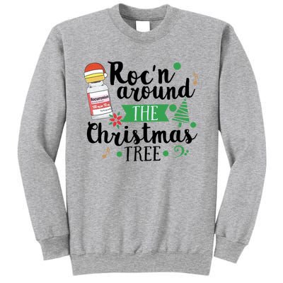 Funny RocN Around The Christmas Tree Er Ed Icu Care Nurse Cute Gift Sweatshirt