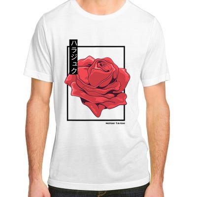 Floral Rose Art Japanese Flower Aesthetic Fashion Adult ChromaSoft Performance T-Shirt