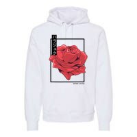 Floral Rose Art Japanese Flower Aesthetic Fashion Premium Hoodie