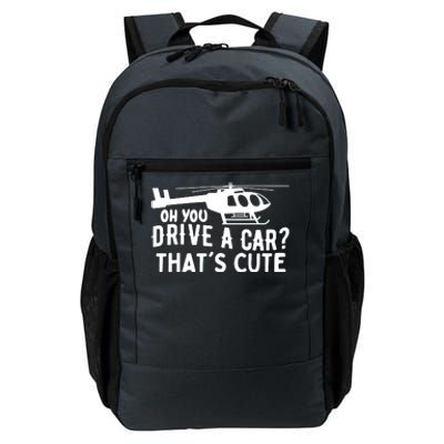 Funny Rotocraft Aviation Helicopter Pilot Daily Commute Backpack