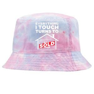 Funny Realtor Art Real Estate Agent Broker Design Tie-Dyed Bucket Hat