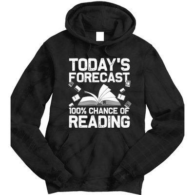 Funny Reading Art For  Wo Bookworm Reading Book Lovers Tie Dye Hoodie