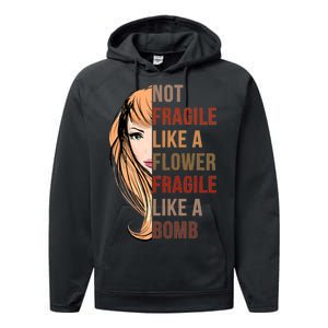 Fragile Like A Bomb Performance Fleece Hoodie