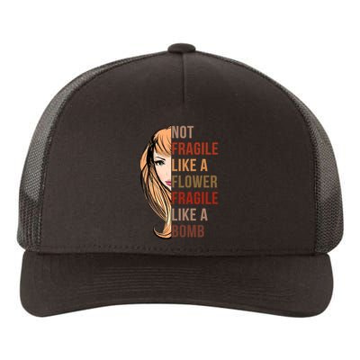 Fragile Like A Bomb Yupoong Adult 5-Panel Trucker Hat
