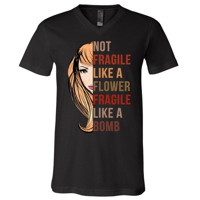 Fragile Like A Bomb V-Neck T-Shirt