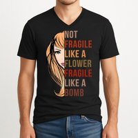 Fragile Like A Bomb V-Neck T-Shirt