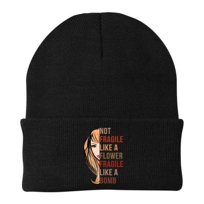 Fragile Like A Bomb Knit Cap Winter Beanie