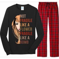 Fragile Like A Bomb Long Sleeve Pajama Set