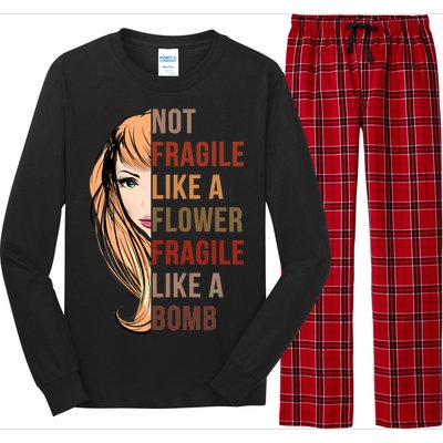 Fragile Like A Bomb Long Sleeve Pajama Set