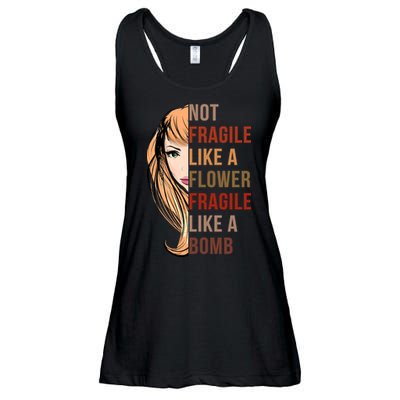 Fragile Like A Bomb Ladies Essential Flowy Tank