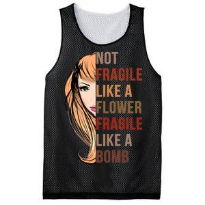 Fragile Like A Bomb Mesh Reversible Basketball Jersey Tank