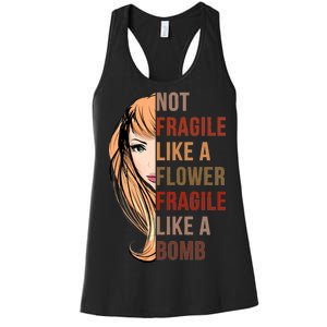 Fragile Like A Bomb Women's Racerback Tank