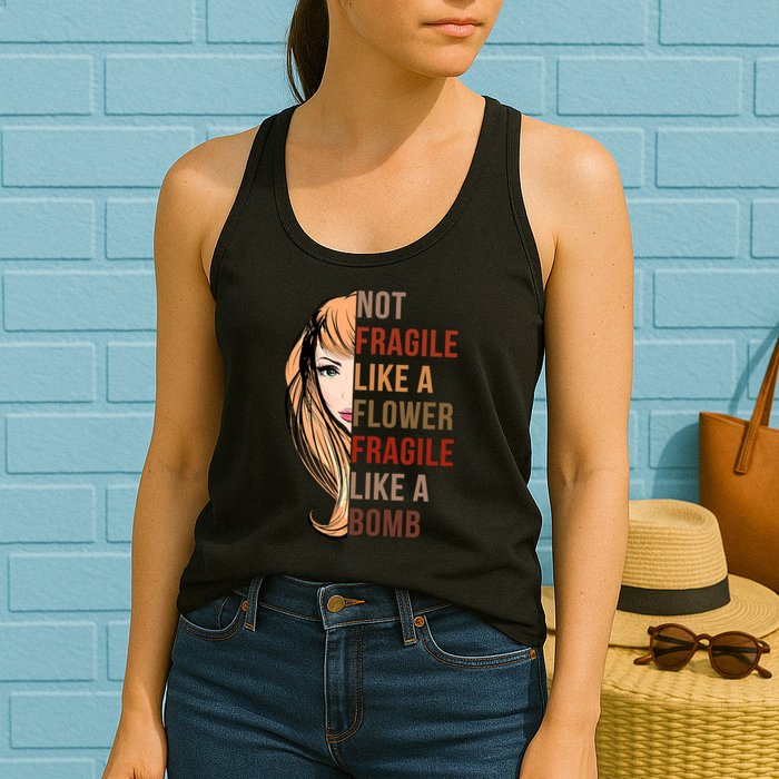 Fragile Like A Bomb Womens Tank Top