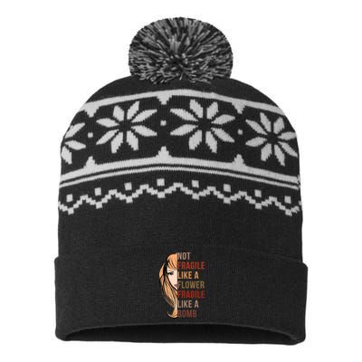 Fragile Like A Bomb USA-Made Snowflake Beanie