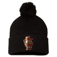 Fragile Like A Bomb Pom Pom 12in Knit Beanie