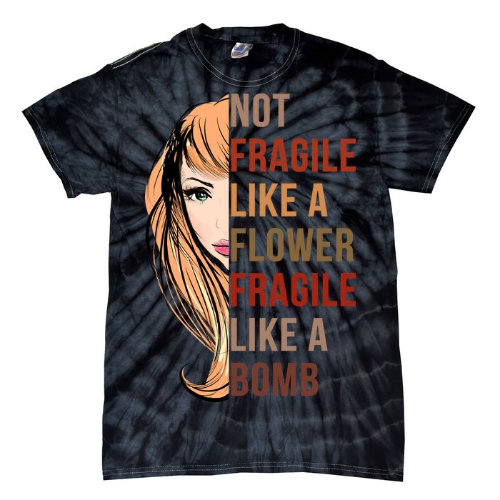 Fragile Like A Bomb Tie-Dye T-Shirt