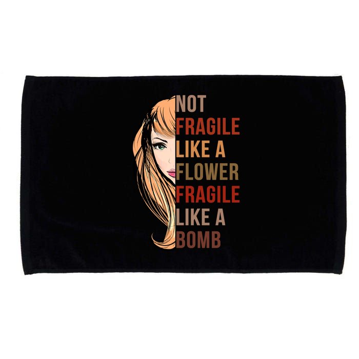 Fragile Like A Bomb Microfiber Hand Towel