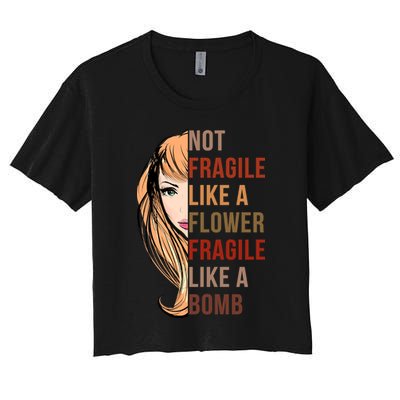 Fragile Like A Bomb Crop Top