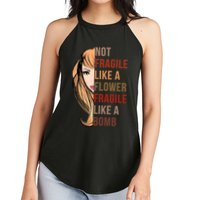 Fragile Like A Bomb Women's Perfect Tri Rocker Tank