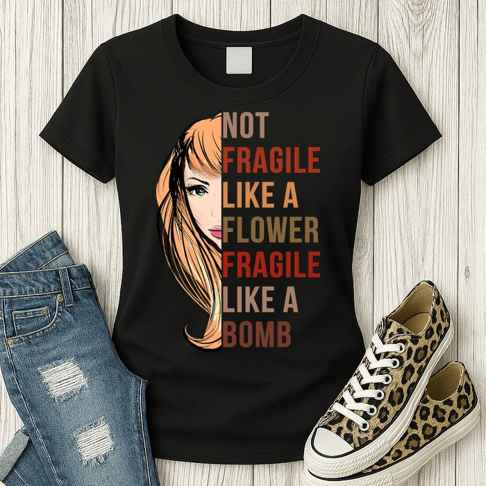 Fragile Like A Bomb Womens T-Shirt