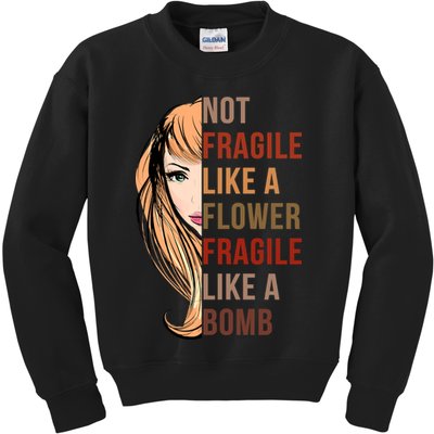 Fragile Like A Bomb Kids Sweatshirt