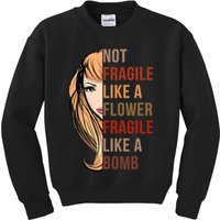 Fragile Like A Bomb Kids Sweatshirt
