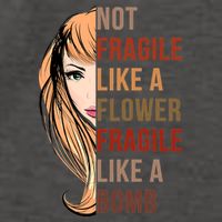 Fragile Like A Bomb Vector Backpack