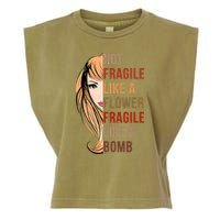 Fragile Like A Bomb Garment-Dyed Women's Muscle Tee