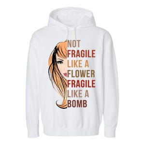 Fragile Like A Bomb Garment-Dyed Fleece Hoodie