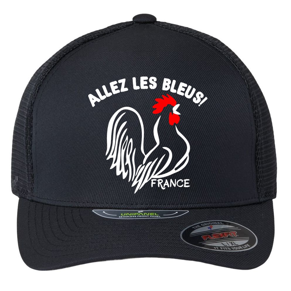 France Soccer Allez Les Bleus World Flexfit Unipanel Trucker Cap