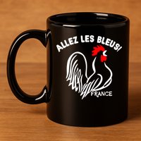 France Soccer Allez Les Bleus World 11oz C Handle Ceramic Mug