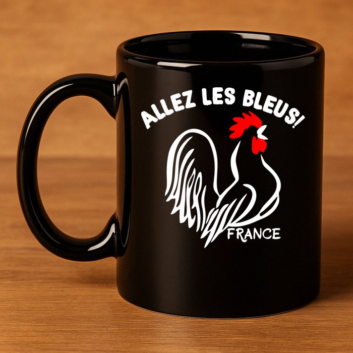 France Soccer Allez Les Bleus World 11oz C Handle Ceramic Mug
