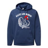 France Soccer Allez Les Bleus World Performance Fleece Hoodie