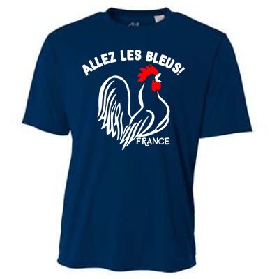 France Soccer Allez Les Bleus World Cooling Performance Crew T-Shirt