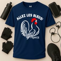 France Soccer Allez Les Bleus World Cooling Performance Crew T-Shirt