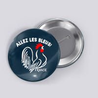 France Soccer Allez Les Bleus World Button