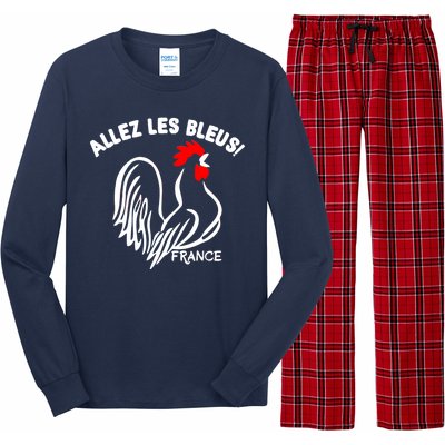 France Soccer Allez Les Bleus World Long Sleeve Pajama Set