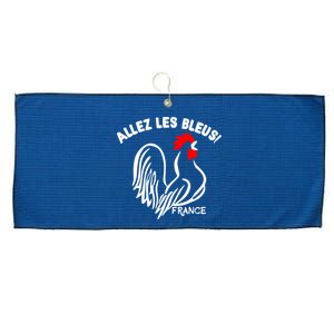 France Soccer Allez Les Bleus World Large Microfiber Waffle Golf Towel