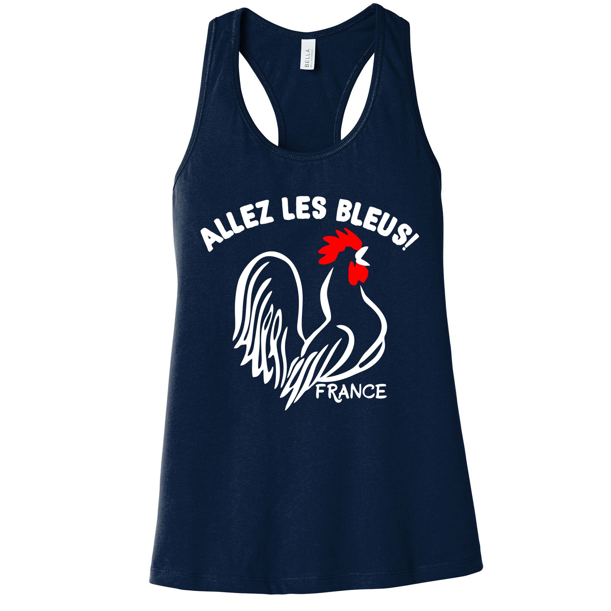 France Soccer Allez Les Bleus World Womens Tank Top