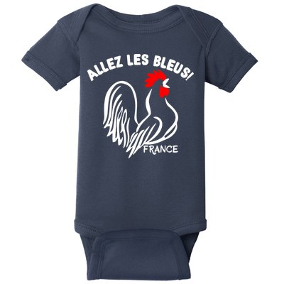 France Soccer Allez Les Bleus World Baby Bodysuit