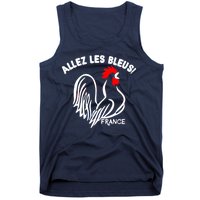 France Soccer Allez Les Bleus World Tank Top